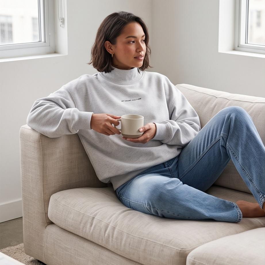 Everyday Mockneck Sweatshirt