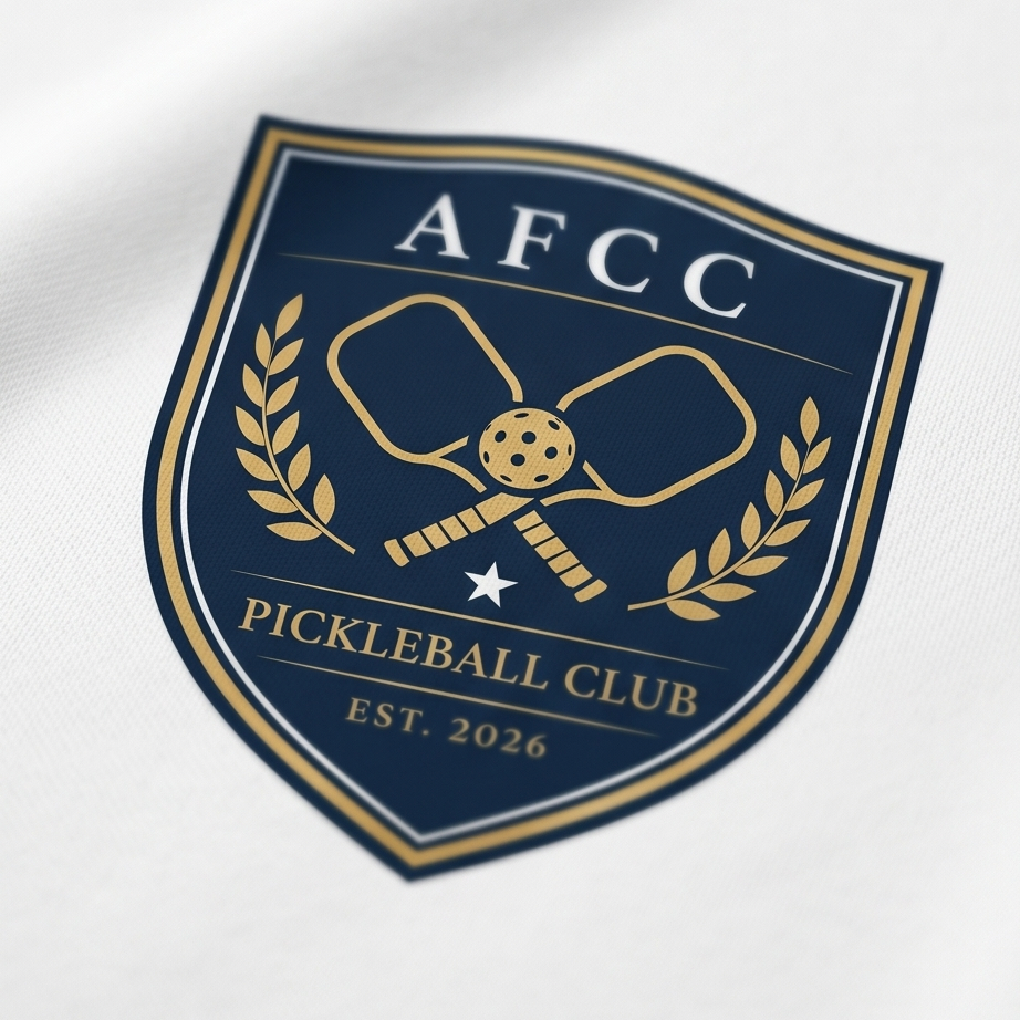 Logo of AFCC Pickleball Club on a white background